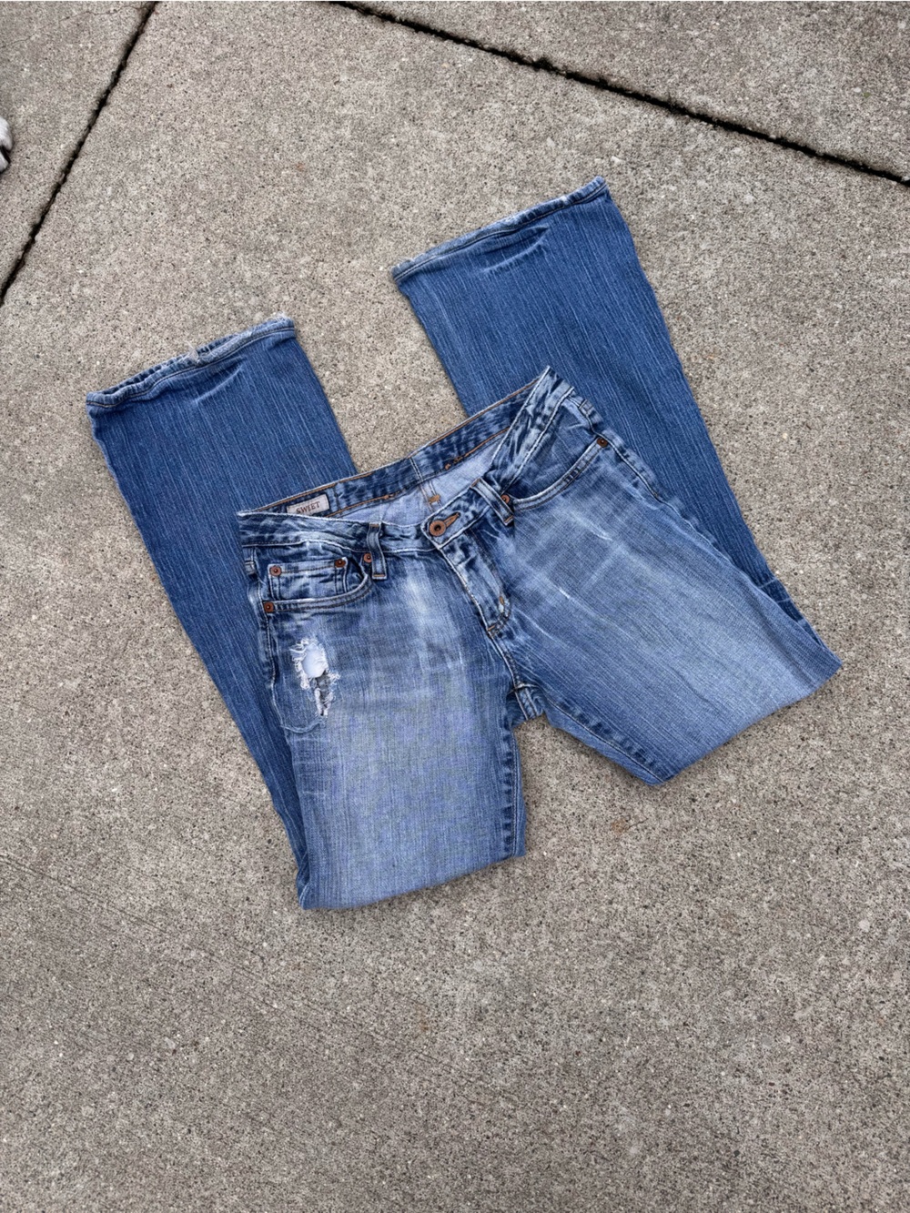 Big Star Women's Bootcut Jeans in Faded Blue